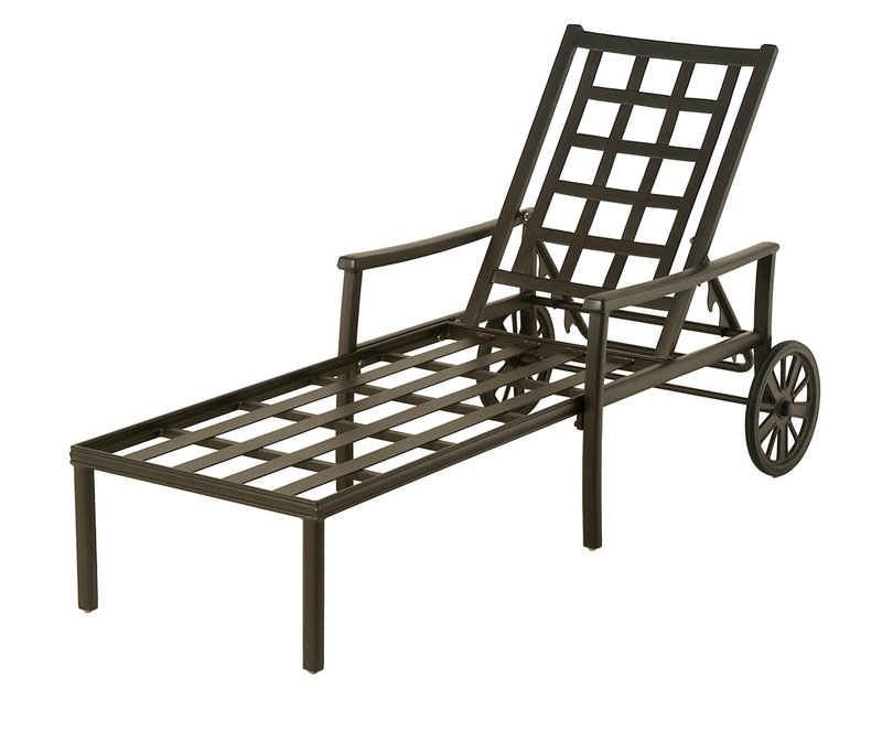 Stratford Cast Aluminum Cushion Chaise Lounge by Hanamint - Image 2